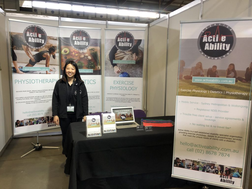 Bianca Chan at the Disability and Ageing Expo in Sydney 2019