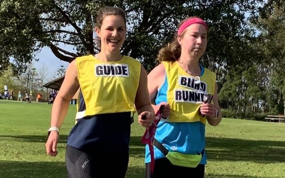 On your marks, get tethered, go! Running a 10km Race with a Vision Impairment
